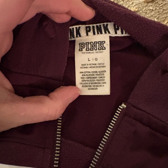 PINK Victoria's Secret full zip tropical jacket - Picture 2 of 2